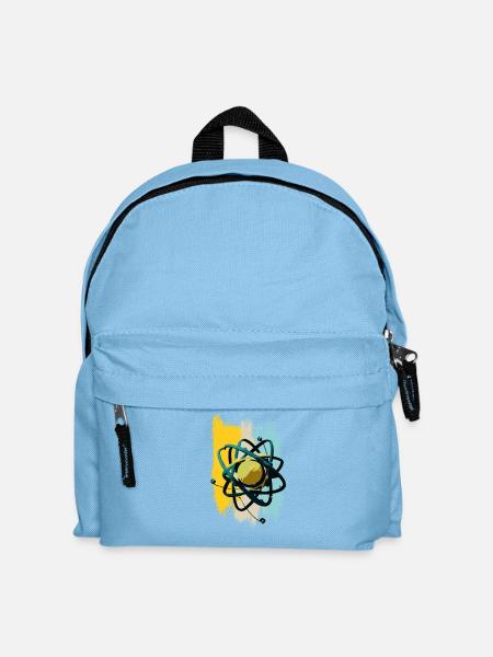 Atomkern, Physik, Wissenschaft - Kinder Rucksack - Hellblau