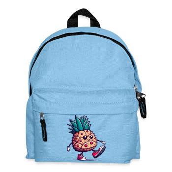 Walking Pineapple - Kids' Backpack - light blue - Front