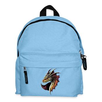Dragon Mythical Creature Dragon Lover Fire Dragon - Kids' Backpack - light blue - Front