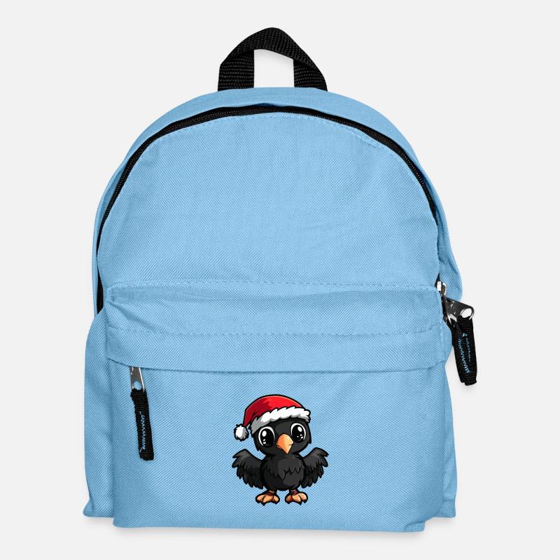 Harpy Bird Christmas - Kids' Backpack - light blue