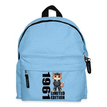 Limited Edition 1961 Birthday Born 1961 - Kids' Backpack - light blue - Front