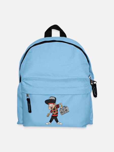 PUNK-MANN - Kinder Rucksack - Hellblau