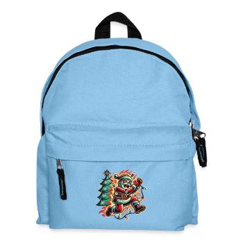 Chaos de Noël, danger d’électrocution - Sac à dos Enfant - bleu clair - Devant