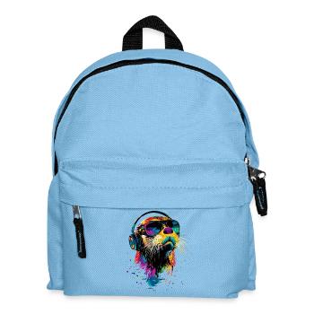 Otter Sea Otter Otter Marten Love Cute Otter - Kids' Backpack - light blue - Front
