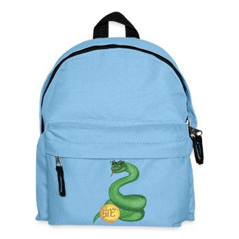 Chinese Zodiac Snake - Kids' Backpack - light blue - Front