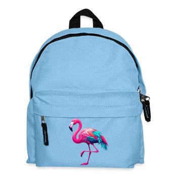 Flamingo - Kids' Backpack - light blue - Front