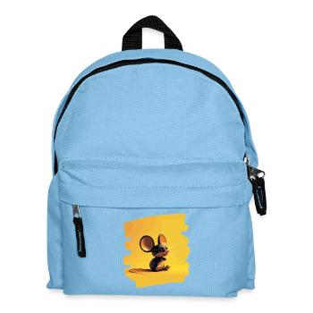 Maus - Kinder Rucksack - Hellblau - Vorne