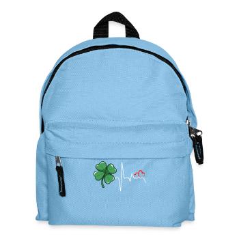 Shamrock Heartbeat St. Patrick’s Day Love Women - Kinder Rucksack - Hellblau - Vorne