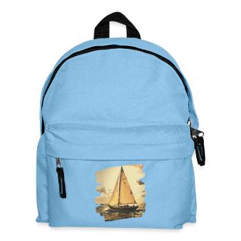 Sailboat - Kids' Backpack - light blue - Front