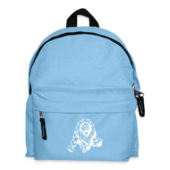 Lion Muscles Gym Bodybuilding - Kids' Backpack - light blue - Front