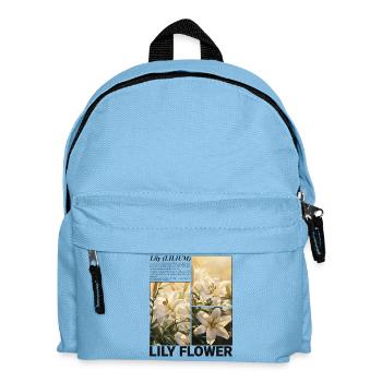 Fleur de lys Fleur de lys Botanique Esthétique Cadeau - Sac à dos Enfant - bleu clair - Devant