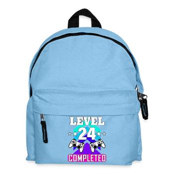 gaming geburtstag haha wie lustig - Kinder Rucksack - Hellblau - Vorne