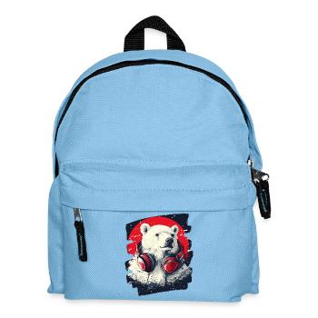 Polar bear - Kids' Backpack - light blue - Front