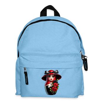 Fille russe ! Matriochka Russe pour Russes - Sac à dos Enfant - bleu clair - Devant