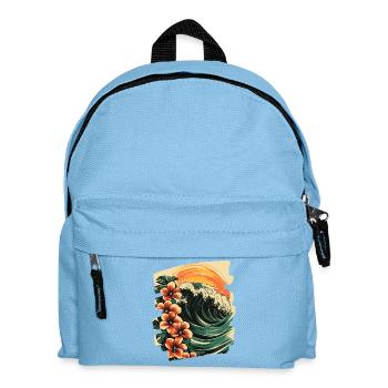 Plage d’Hawaï - Sac à dos Enfant - bleu clair - Devant