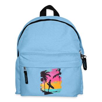 Surfeur Surf Planche de surf Surf - Sac à dos Enfant - bleu clair - Devant