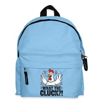 C’est quoi ce délire ?! T-shirt Poulet Cartoon - Sac à dos Enfant - bleu clair - Devant