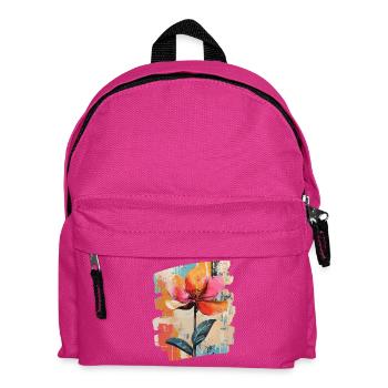 Frühling Frühlingsanfang Blume Blumen - Kinder Rucksack - Fuchsia - Vorne