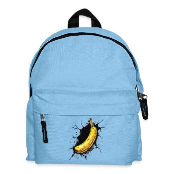 Une banane brise le mur - Sac à dos Enfant - bleu clair - Devant
