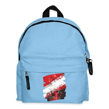 Austria Flag Austria - Kids' Backpack - light blue - Front