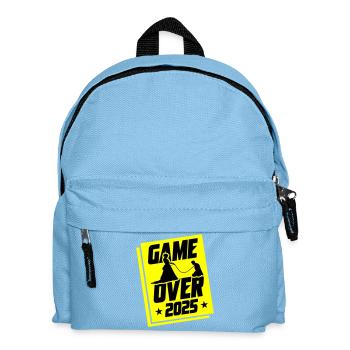 Hochzeit Game Over 2025 Junggesellenabschied - Kinder Rucksack - Hellblau - Vorne