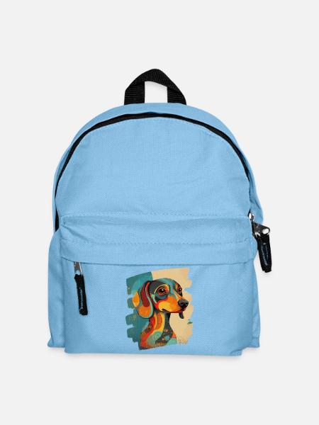 Teckel - Sac à dos Enfant - bleu clair