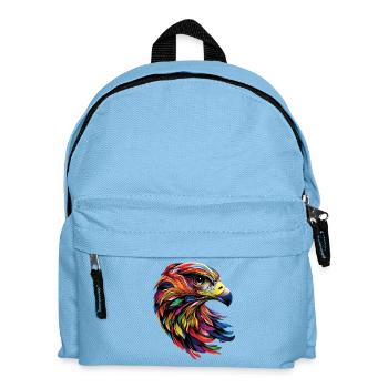 Faucon crécerelle Faucon Chasse Faucon pèlerin Faucon mignon - Sac à dos Enfant - bleu clair - Devant