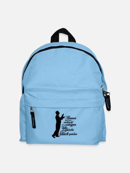 Dirigent Chorleiter - Aufs gleiche Stück einigen - Kinder Rucksack - Hellblau