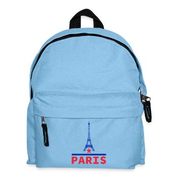 Paris Football - Leidenschaft für die Hauptstadt - Kinder Rucksack - Hellblau - Vorne