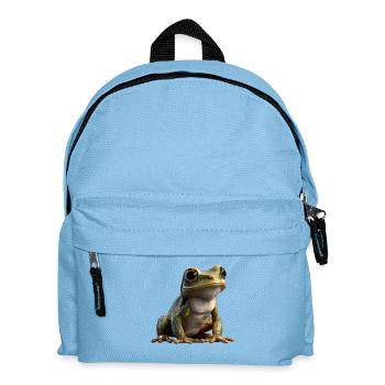 Grenouille Petit Crapaud Grenouille Grenouille Prince Grenouilles - Sac à dos Enfant - bleu clair - Devant