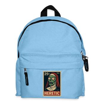Design de zombie hérétique vintage - Sac à dos Enfant - bleu clair - Devant