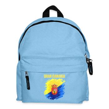 Powerful Gran Canaria club crest - Kids' Backpack - light blue - Front