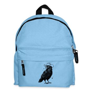 Cowboy Raven - Kids' Backpack - light blue - Front