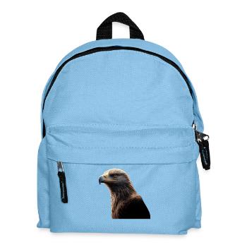 Aigle Pygargue à tête blanche Aigle royal Pygargue à queue blanche - Sac à dos Enfant - bleu clair - Devant