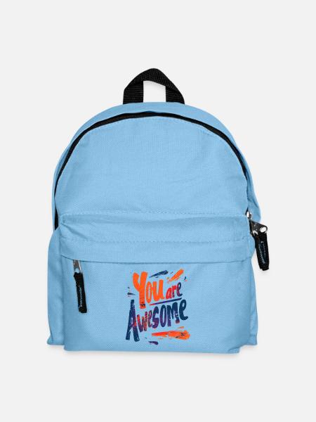 Du bist großartig - Kinder Rucksack - Hellblau