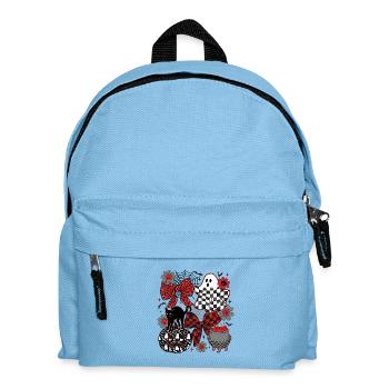 Halloween Design Ghost Black Cat Gothic Gothic - Kids' Backpack - light blue - Front