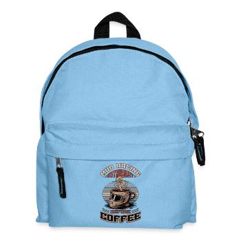Mud Racing Enthusiast Before Mudding Coffee Lover - Kids' Backpack - light blue - Front