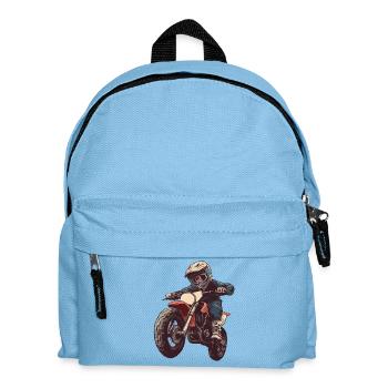 Pilote de motocross Adrenaline - Sac à dos Enfant - bleu clair - Devant