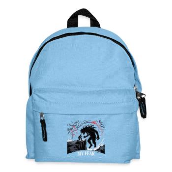 Dark Forest Encounter Illustration - Kids' Backpack - light blue - Front