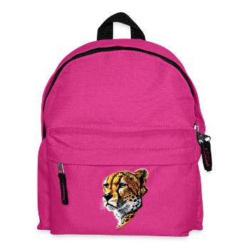Guépard Guépard Gros chat Amoureux des chats Guépard - Sac à dos Enfant - fuchsia - Devant
