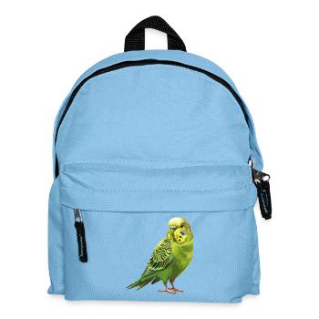 Conception de perruche Joie de vivre - Sac à dos Enfant - bleu clair - Devant