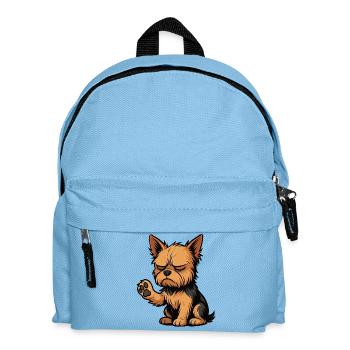 Yorkshire Terrier Yorkie Propriétaire Yorkie Yorkies - Sac à dos Enfant - bleu clair - Devant