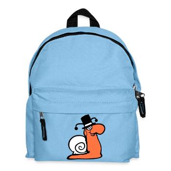 M. Escargot Sir Lord Rich Monocle Verres Cylindre - Sac à dos Enfant - bleu clair - Devant