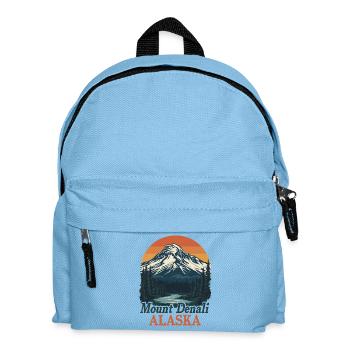 Denali Alaska's Mountain Landscape - Kids' Backpack - light blue - Front
