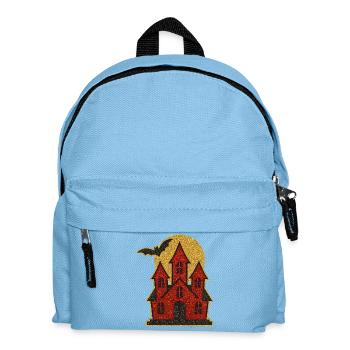 Château d’Halloween scintillant - Sac à dos Enfant - bleu clair - Devant