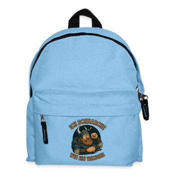 I snore like a Viking - Kids' Backpack - light blue - Front