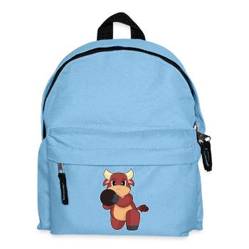 Stier Bowling Bowlingkugel - Kinder Rucksack - Hellblau - Vorne