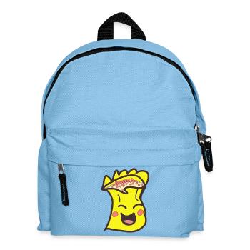 funny yellow dim sum - Kids' Backpack - light blue - Front