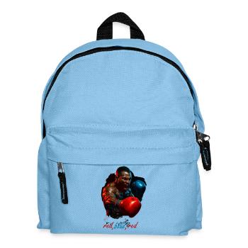 boxing - Kids' Backpack - light blue - Front