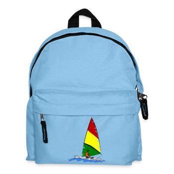 Voilier avec marin - Sac à dos Enfant - bleu clair - Devant